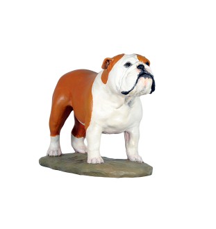 Buldog angielski ręcznie pomalowana statuetka Art-Dog